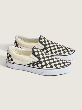Vans Classic Slip-On Checkerboard Shoe Size 10.5